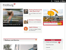 Tablet Screenshot of freiburg.de